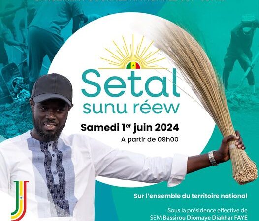 « Set-setal » national le 1er juin : Bassirou Diomaye Faye avec l’ensemble du Gouvernement sur le terrain …